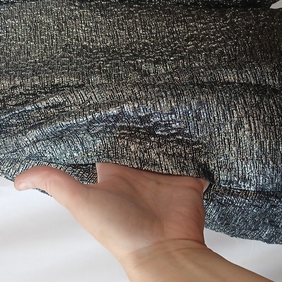 BN W/o Tags Kate Spade ♠️ Aimee Skirt All that Glitters Gunmetal Size 00 Women’s - Picture 8 of 11